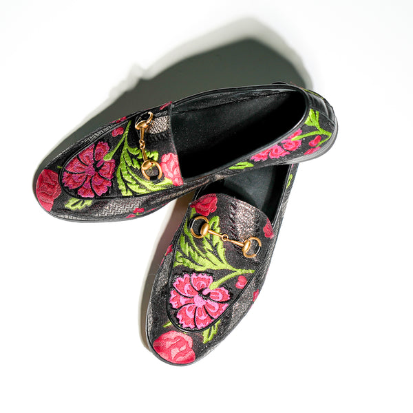 Gucci floral loafer