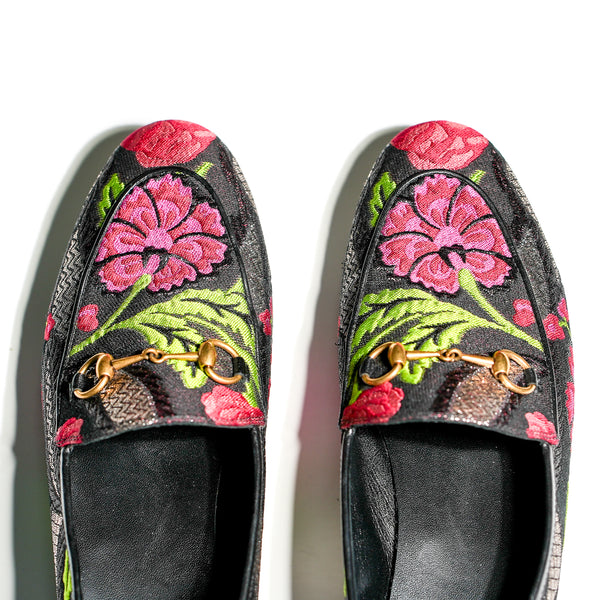 Gucci floral loafer