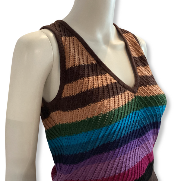 Nora Stripe Halter