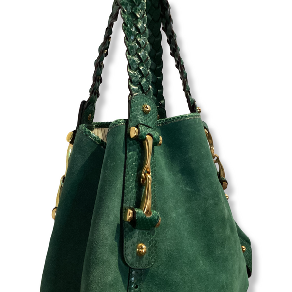 Gucci Green Pelham Tote