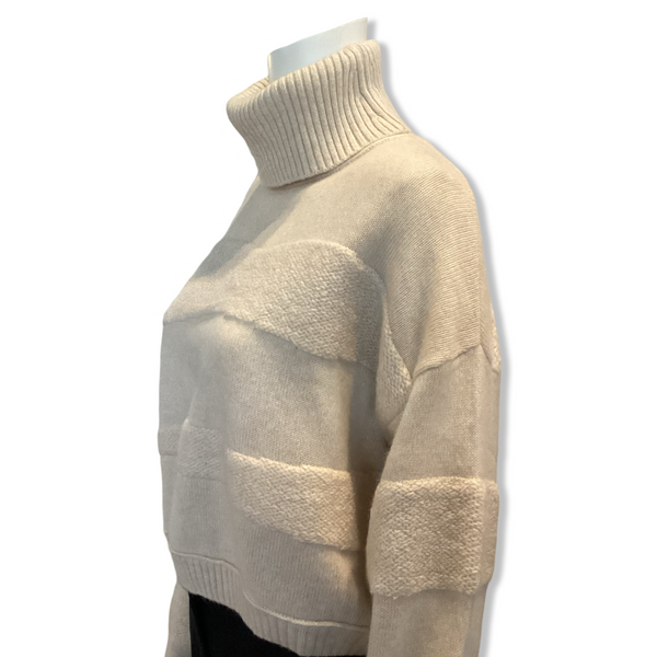 Plush roll neck