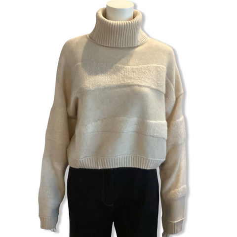 Plush roll neck