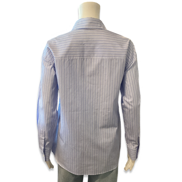 Stripe Side Tie Shirt