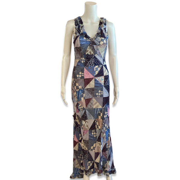 Quilt Print Dress