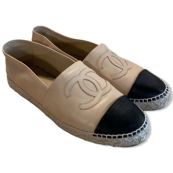 Chanel Tan Espadrille