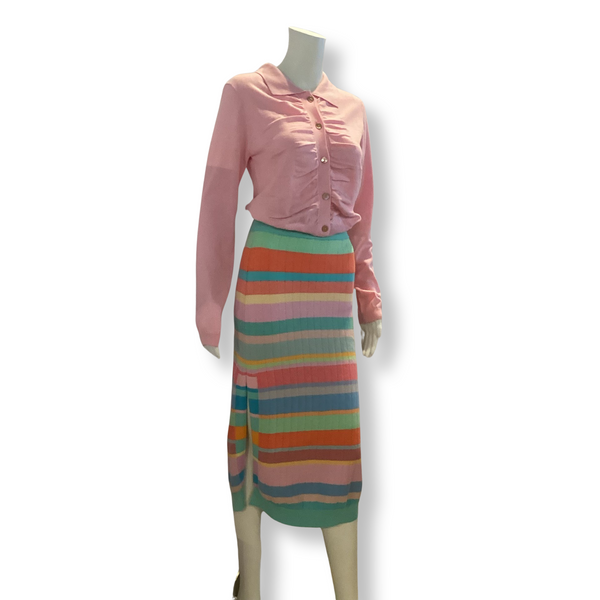 Rainbow Knit Skirt